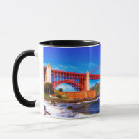 Dieses ist ein 3 Schuss HDR-Bild des Golden Gate
