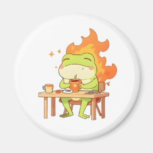Dieses Ist Ein Feiner Frosch Lustiges Kawaii Desig Magnet