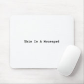 Dieses ist ein Mousepad (Mit Mouse)
