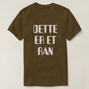 Dieses ist ein Raub im norwegischen Braun T-Shirt