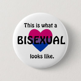"Dieses ist, ein welcher Bisexual wie" Abzeichen Button