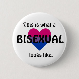 "Dieses ist, ein welcher Bisexual wie" Abzeichen Button