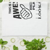 Dieses ist, ein welcher fantastischer Bocce Handtuch (Gefaltet)