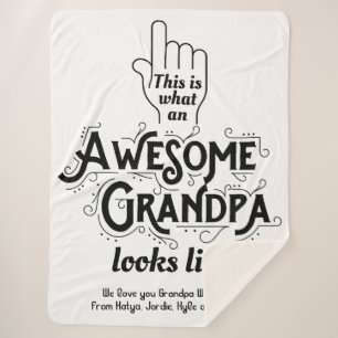Dieses ist, ein welcher fantastischer Großvater Sherpadecke