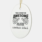 Dieses ist, ein welcher fantastischer Jiu-Jitsu Keramik Ornament (Links)