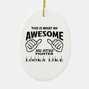 Dieses ist, ein welcher fantastischer Jiu-Jitsu Keramik Ornament