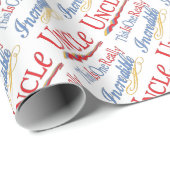 Dieses ist ein wirklich unglaublicher Onkel Gift Geschenkpapier (Rolleneckpunkt)