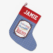 Dieses ist ein wirklich unglaubliches großer weihnachtsstrumpf (Vorderansicht (hängend))