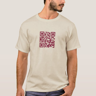 dieses ist eine dunkle Himbeere QR Codes… T-Shirt