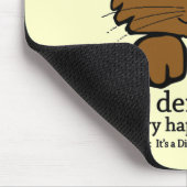 Dieses ist eine Katze Mousepad (Ecke)