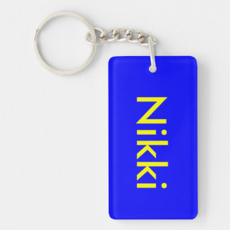 dieses ist eine Schlüsselkette der Nicknamen Schlüsselanhänger