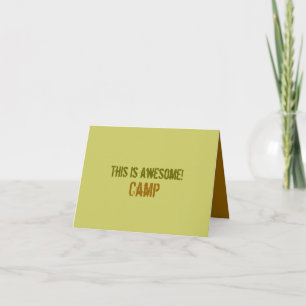Dieses ist fantastisch! Notecard Karte