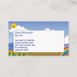 Dieses ist Gott-Karten-und Umarmungs-Kupon Visitenkarte