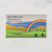 Dieses ist Gott-Karten-und Umarmungs-Kupon Visitenkarte (Rückseite)