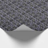 Dieses ist Halloween ~ Spuk Damast Geschenkpapier (Ecke)