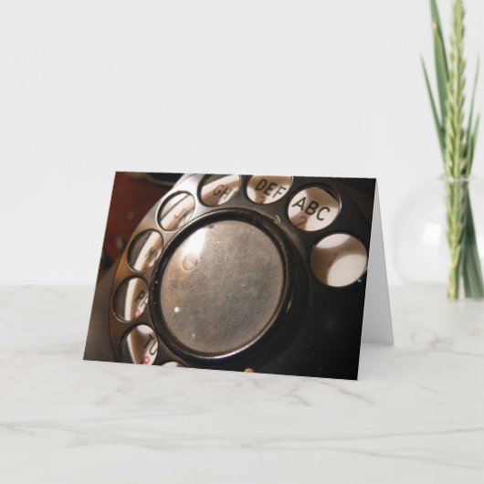 "Dieses ist Ihr sprechender Betreiber… " Karte (Vorderseite)