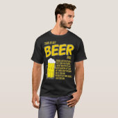 Dieses ist mein Bier-Shirt T-Shirt (Vorne ganz)
