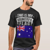 Dieses ist mein die Flaggen-australisches T-Shirt (Vorderseite)