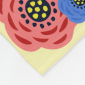 Dieses ist mein glücklicher Platz Fleecedecke (Ecke)