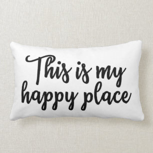 Dieses ist mein glückliches Platz Kissen