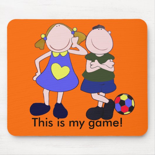 Dieses ist mein Spiel! Mousepad (Vorne)