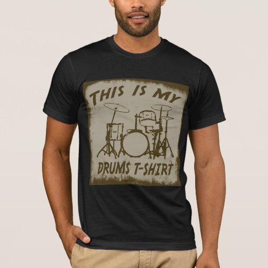 DIESES IST MEIN TROMMEL-T - SHIRT (Vorderseite)