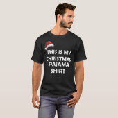 Dieses ist mein Weihnachtspyjama-Shirt-Lustiges T-Shirt (Vorne ganz)