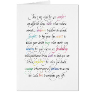 Dieses ist mein Wunsch