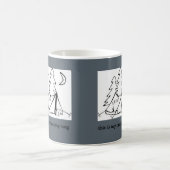dieses ist meine Campings-Tasse Kaffeetasse (Mittel)