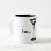 Dieses ist meine extravagante Kaffee-Tasse Zweifarbige Tasse (Vorderseite Links)