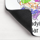 Dieses ist meine Gehirn… Bar-Prüfung Mousepad (Ecke)