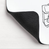 Dieses ist meine Haube! Mousepad (Ecke)