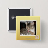 dieses ist meine Meinung Button (Vorne & Hinten)