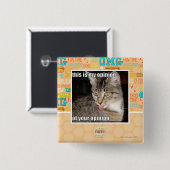 dieses ist meine Meinung Button (Vorne & Hinten)