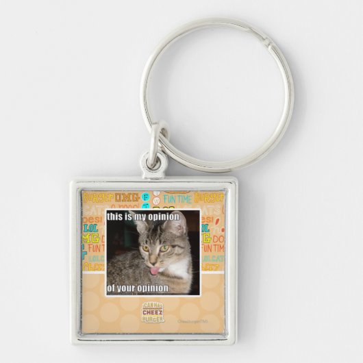 dieses ist meine Meinung Schlüsselanhänger (Vorne)