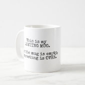 Dieses ist meine Sitzungs-Tasse Kaffeetasse (Vorderseite Links)