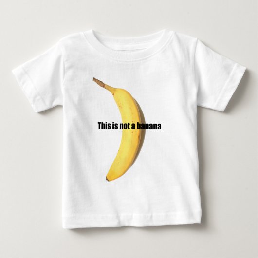 Dieses ist nicht eine Banane Baby T-shirt (Vorderseite)
