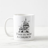 dieses ist nicht eine Kirche Kaffeetasse (Links)