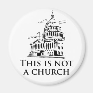 dieses ist nicht eine Kirche Magnet