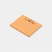 "Dieses ist NICHT klebrige Anmerkungen einer Post-it Klebezettel (angewinkelt)