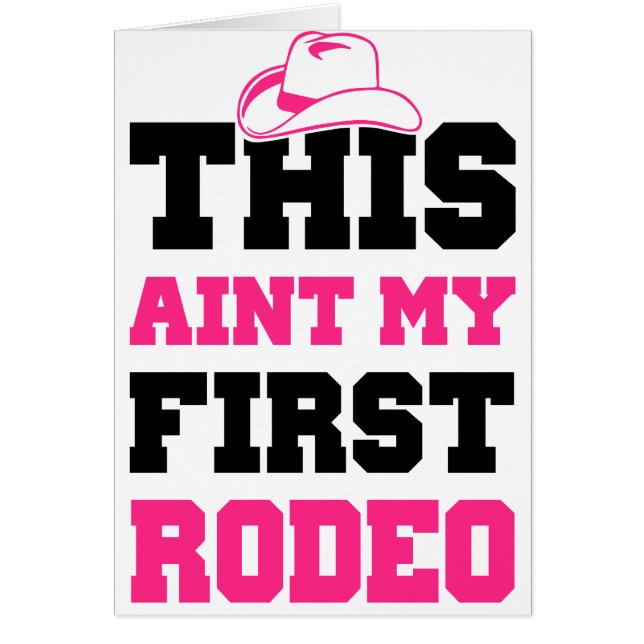 Dieses ist nicht mein erstes Rodeo (Vorne)