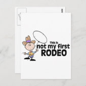 Dieses ist nicht mein erstes Rodeo Postkarte (Vorne/Hinten)