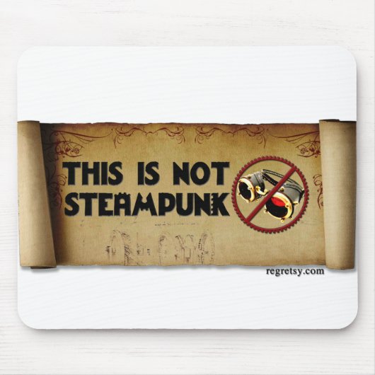 Dieses ist nicht Steampunk Mousepad (Vorne)