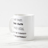 Dieses ist Softball. Sind zum Kotzen Sie es herauf Kaffeetasse (Vorderseite Links)
