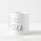 Dieses ist vielleicht Wodka Kaffeetasse (Vorderseite Links)
