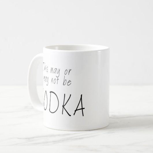 Dieses ist vielleicht Wodka Kaffeetasse (Vorderseite Links)