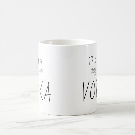 Dieses ist vielleicht Wodka Kaffeetasse (Mittel)