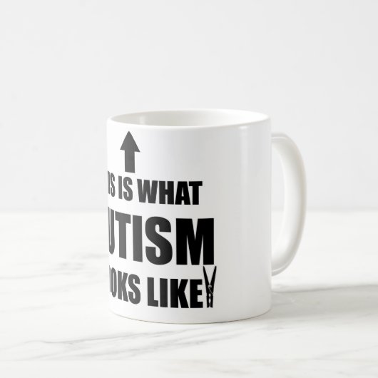 Dieses ist, was Autismus wie Tasse aussieht (VorderseiteRechts)