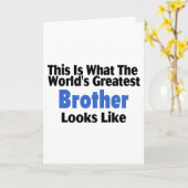 Dieses ist, was der bestste Bruder der Welt L Karte (Gelbe Blume)