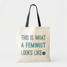 Dieses ist, was ein Feminist wie Taschen aussieht